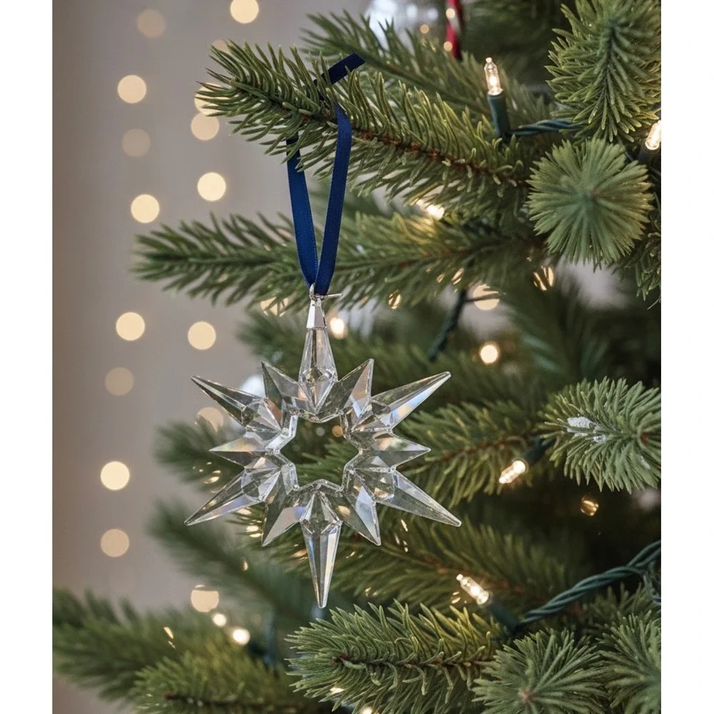 Swarovski Annual Edition 1997 Christmas Ornament Crystal Star Vintage